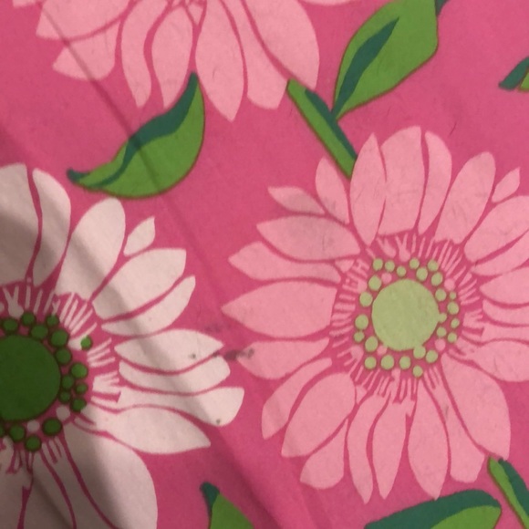 Lilly Pulitzer pink flower strapless dress size 2 - Picture 3 of 5